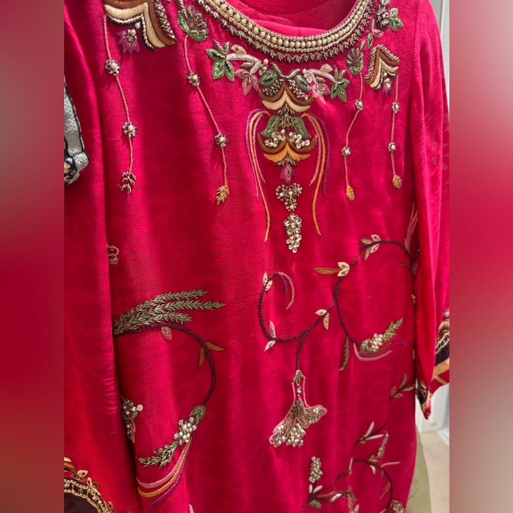 Bridal wear Kurta and trouser 3 piece